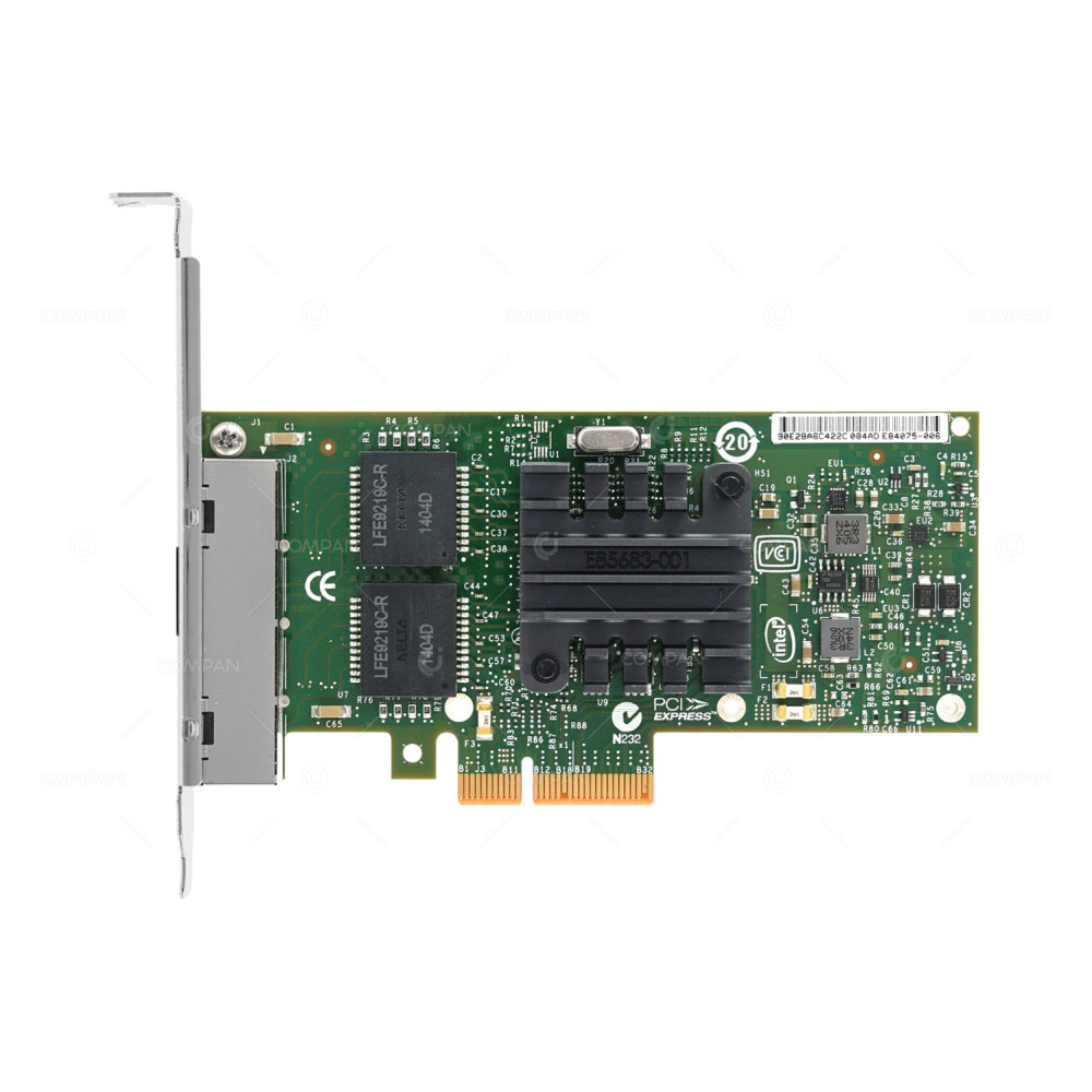 E84075-006 INTEL I350-T4 QUAD PORT GIGABIT ETHERNET PCI-E ADAPTER -